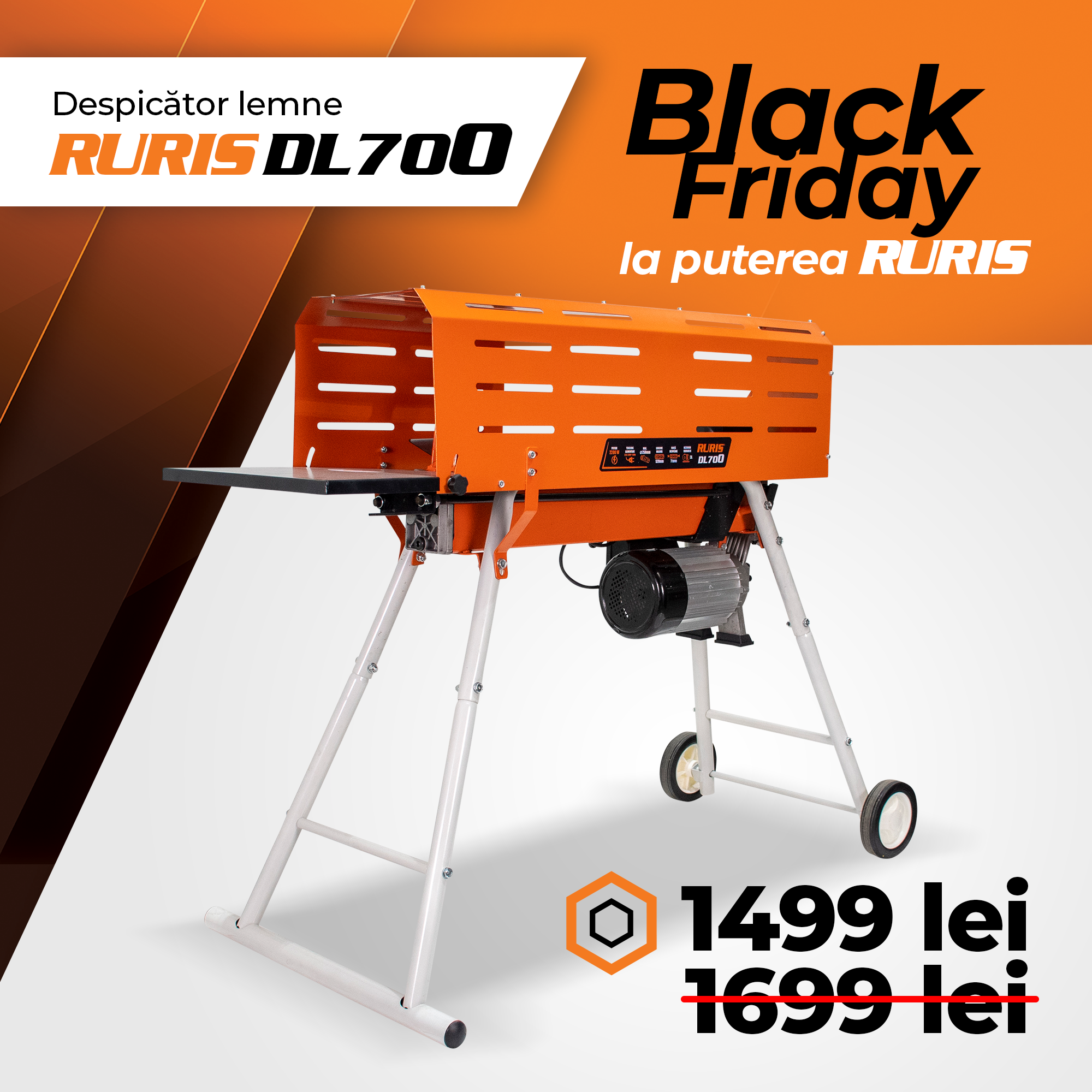 Despicator lemne RURIS DL700